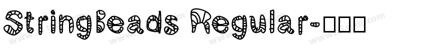 StringBeads Regular字体转换